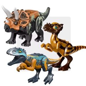 Dinosaur Building Block Set - Multicolor